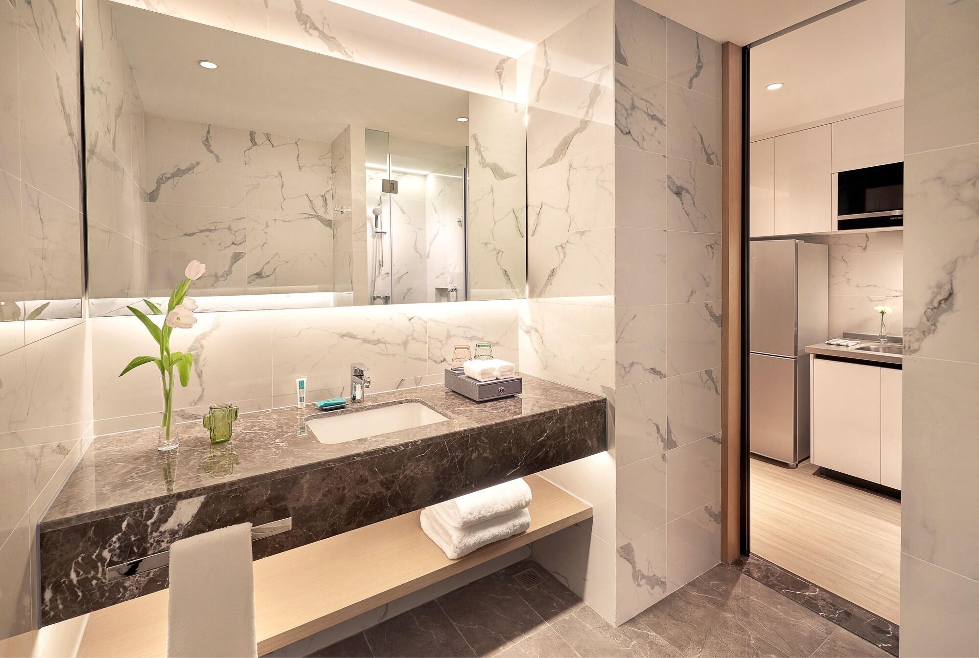 Shama Serviced Apartments Zijingang Hangzhou - Zijingang Campus Zhejiang University, Subway Line2&5 Sanba Station المظهر الخارجي الصورة